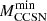 Mathematical equation: $ M^{\mathrm{min}}_{\mathrm{CCSN}} $
