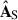 Mathematical equation: $ \hat{\mathbf{A}}_{\mathrm{S}} $