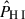 Mathematical equation: $ \hat{P}_{{\text{H}{\small { {\text{ I}}}}}} $