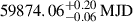 $ 59874.06 ^{+0.20}_{-0.06}\,\mathrm{MJD} $