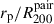 Mathematical equation: $ r_{\mathrm{p}}/R^{\mathrm{pair}}_{\mathrm{200}} $