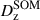 Mathematical equation: $ D_{\mathrm{z}}^{\mathrm{SOM}} $