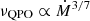 Mathematical equation: $ \nu_{\mathrm{QPO}}\propto \dot M^{3/7} $