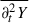 $ \overline{\partial_t^2 Y} $