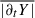 $ \overline{| \partial_t Y |} $