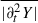 $ \overline{| \partial_t^2 Y |} $