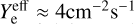 Mathematical equation: $Y^{\mathrm{eff}}_\mathrm{e} \approx 4\mathrm{cm}^{-2}\mathrm{s}^{-1}$