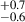 $ ^{+0.7}_{-0.6} $