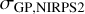$\mathrm{\sigma_{GP,NIRPS2}}$ \hfill