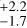 Mathematical equation: $^{+2.2}_{-1.7}$