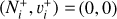 $\left(N_{i}^{+}, v_{i}^{+}\right)= (0, 0)$
