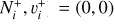 Mathematical equation: $\left(N_{i}^{+}, v_{i}^{+}\right)=(0, 0)$