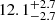 $ 12.1^{+2.7}_{-2.7} $