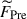 Mathematical equation: $ \widetilde{F}_{\mathrm{Pre}} $