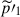 Mathematical equation: $ \widetilde{p}\prime_{1} $