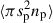 Mathematical equation: $ \langle \pi s^{2}_{{\mathrm{p}}} n_{\mathrm{p}} \rangle $