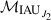 Mathematical equation: $ \mathcal M_{\mathrm{IAU}_{J_2}} $