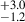Mathematical equation: $ ^{+3.0}_{-1.2} $