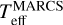 Mathematical equation: $\[T_{\text {eff}}^{\text {MARCS}}\]$