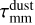 Mathematical equation: $\[\tau_{\mathrm{mm}}^{\text {dust}}\]$