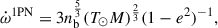 Mathematical equation: $$ \begin{aligned}&\dot{\omega }^\mathrm{1PN} = 3n^{\frac{5}{3}}_{\rm b}(T_{\odot }M)^{\frac{2}{3}}(1-e^2)^{-1}, \end{aligned} $$