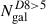 $ N_{\mathrm{gal}}^{D8 > 5} $