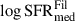 $ \log \mathrm{SFR}_{\mathrm{med}}^{\mathrm{Fil}} $