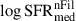 $ \log \mathrm{SFR}_{\mathrm{med}}^{\mathrm{nFil}} $
