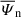 Mathematical equation: $ \overline{\varPsi}_{\mathrm{n}} $