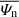 Mathematical equation: $ \overline{\varPsi_{\mathrm{n}}} $