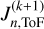 Mathematical equation: $\[J_{n, \text {ToF}}^{(k+1)}\]$