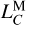 Mathematical equation: $L_C^M$