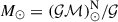 $ M_{\odot} = (\mathcal{GM})^{\mathrm{N}}_{\odot}/\mathcal{G} $