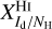 Mathematical equation: $X_{{I_{\rm{d}}}/{N_{\rm{H}}}}^{{\rm{HI}}}$