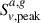 $ S_{v, \rm peak}^{a,g} $