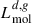 $ L_{\mathrm{mol}}^{d,g} $