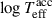 $ \log T_{\mathrm{eff}}^{\mathrm{acc}} $