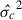 Mathematical equation: $ \hat{\sigma_c}^2 $