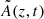 Mathematical equation: $ \tilde{A}(z,t) $