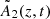 Mathematical equation: $ \tilde{A}_2(z,t) $