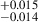 $ _{-0.014}^{+0.015} $