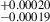 $ _{-0.00019}^{+0.00020} $