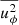 Mathematical equation: $ \overline{u_\phi^2} $