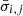 Mathematical equation: $ \bar{\sigma}_{i,j} $