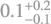 $\[0.1_{-0.1}^{+0.2}\]$