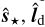 Mathematical equation: $\[\hat{\boldsymbol{s}}_{\star}, \hat{\boldsymbol{l}}_{\mathrm{d}}\]$