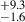 $ _{-1.6}^{+9.3} $