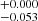 $ ^{+0.000}_{-0.053} $