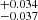 $ ^{+0.034}_{-0.037} $