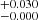 $ ^{+0.030}_{-0.000} $